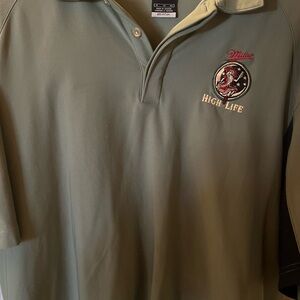 Nike dryfit xl miller highlife golf shirt